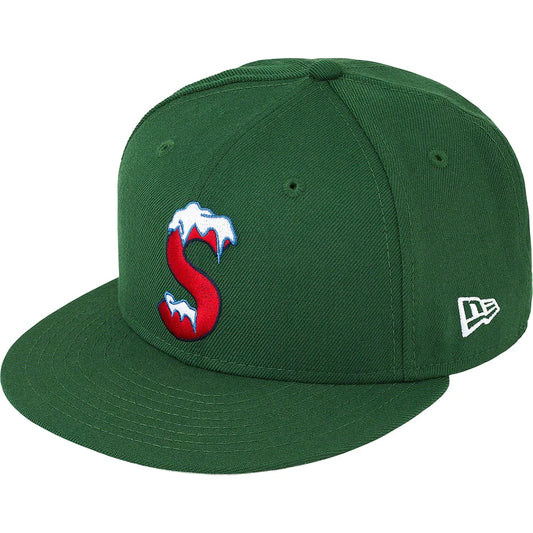 Supreme S Logo New Era Olive (Size 7 3/8)