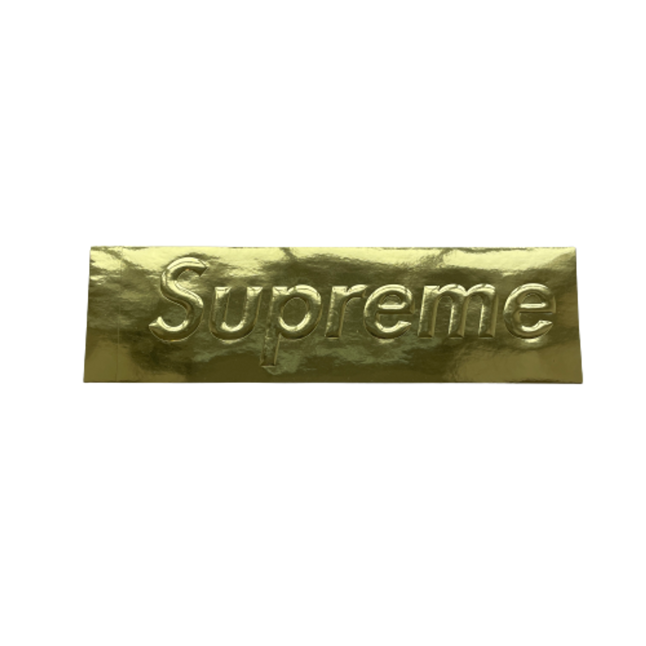 Supreme Gold Foil Box Logo Sticker | Fall Winter 2022