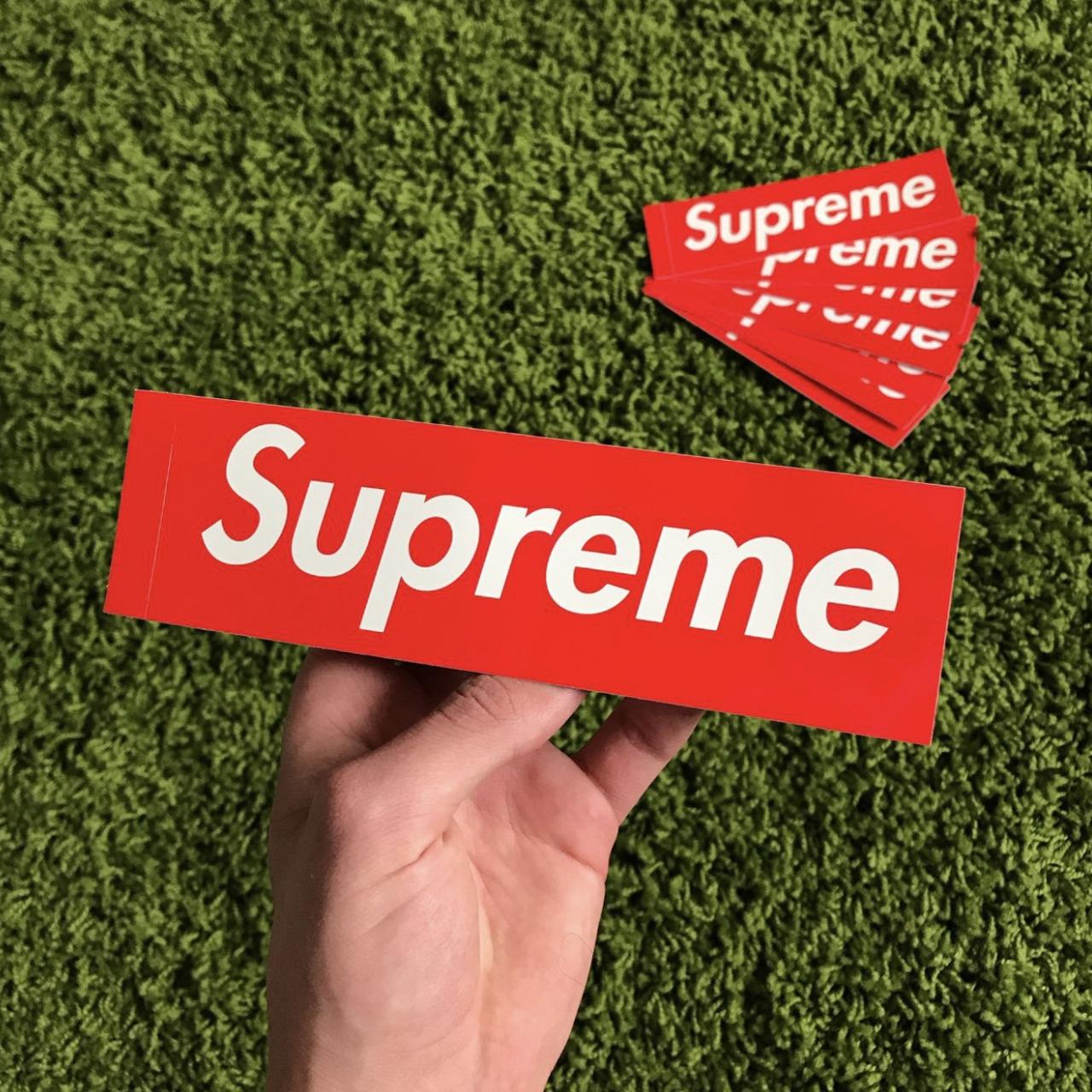 Supreme Red Box Logo Sticker