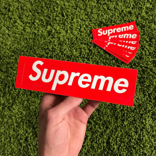 Supreme Red Box Logo Sticker