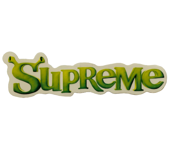 Supreme Shrek Sticker | Fall Winter 2021