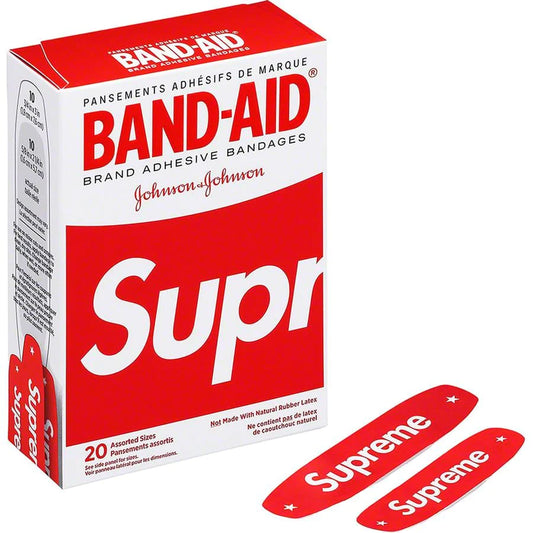 Supreme Band Aid Adhesive Bandages Red (Box of 20)