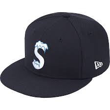 Supreme S Logo New Era Navy