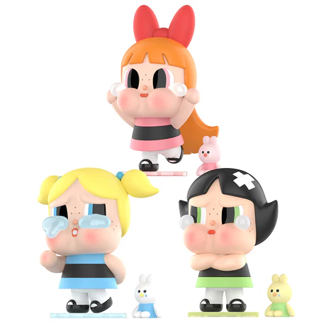 [Set of 12 Boxes (Non-Repeat)] POP MART Crybaby × The Powerpuff Girls Series Blind Box