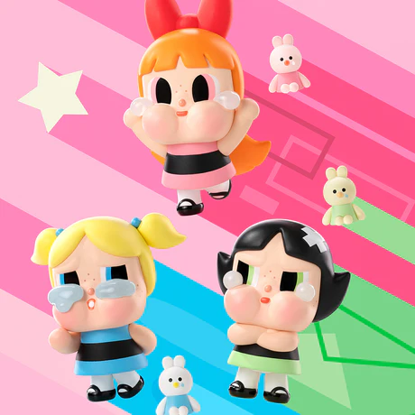 [Set of 12 Boxes (Non-Repeat)] POP MART Crybaby × The Powerpuff Girls Series Blind Box