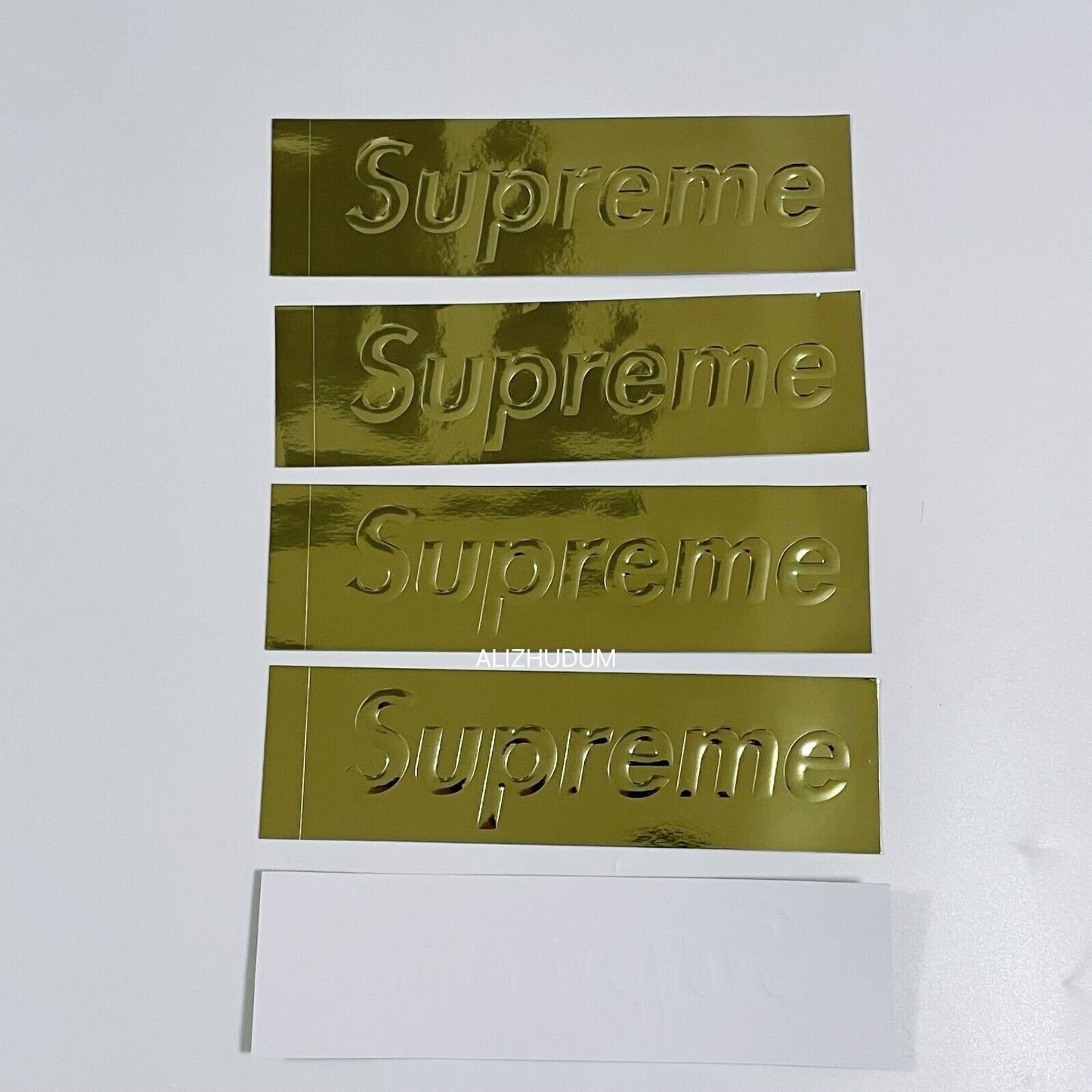 Supreme Gold Foil Box Logo Sticker | Fall Winter 2022